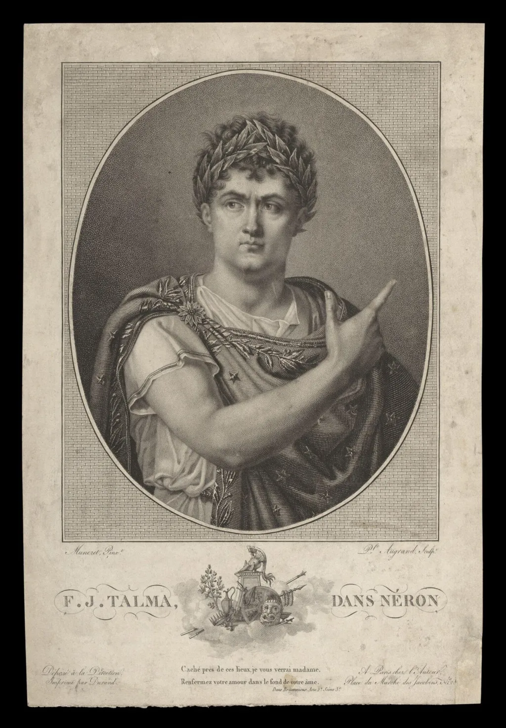 H Beard Print Collection, by Muneret, 1799