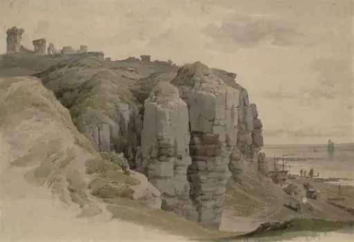 Hastings Castle, by Munn