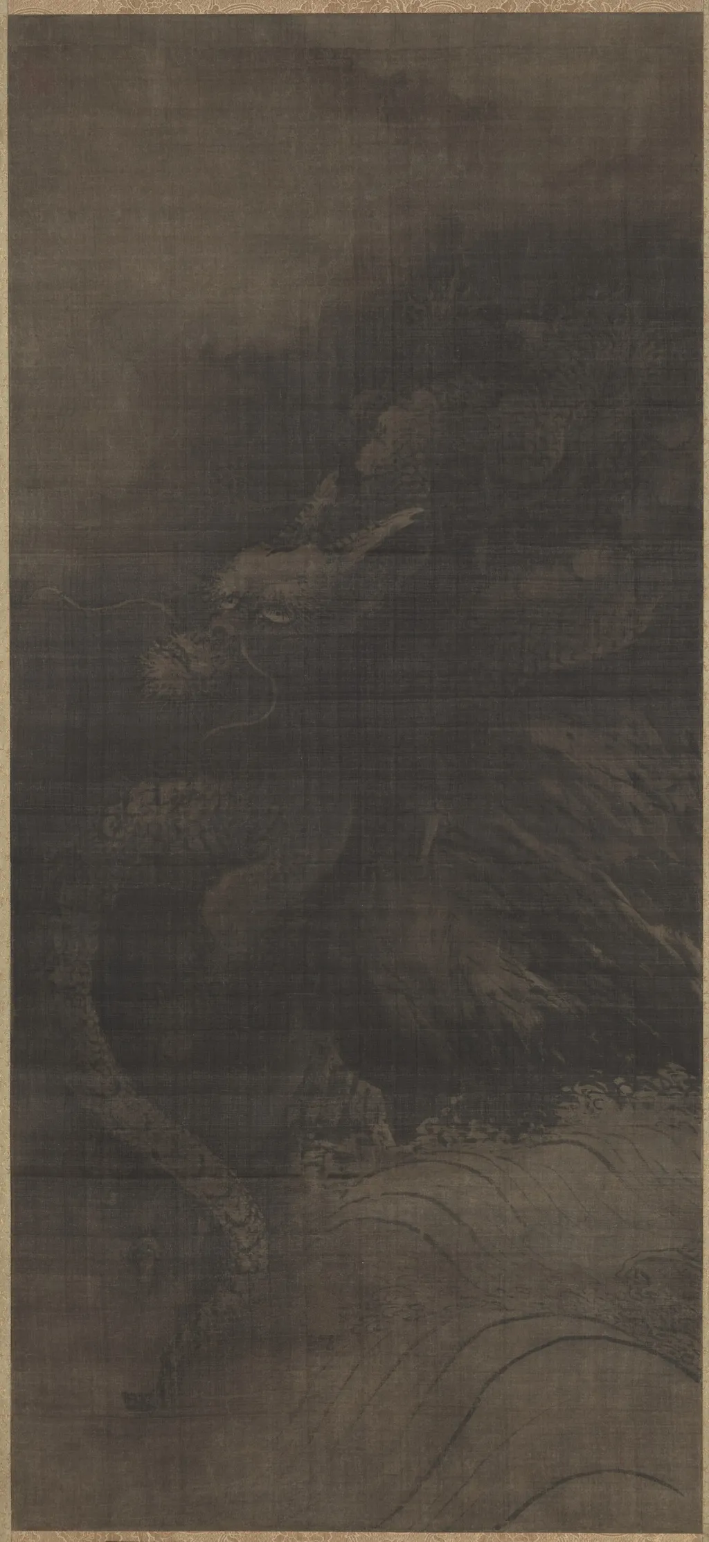 Dragon; Tiger, by Muqi, unspecified, 1262