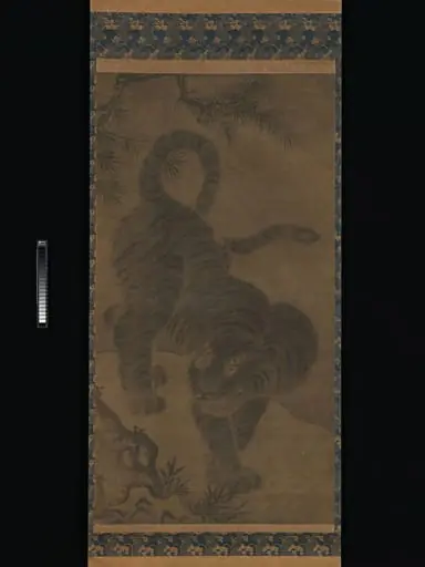 작자미상 용과 호랑이   조선 또는 일본 (에도)|簋簅痡萳 樻虎圖   朝鮮 日本 江戶|Tiger