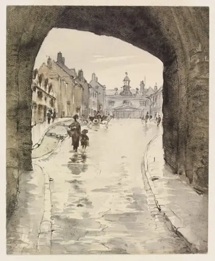 Broad Street, Ludlow, by Musman