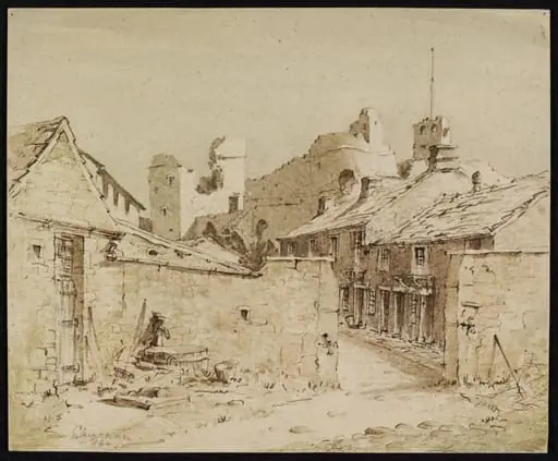Middleham Street and Castle, by Musman