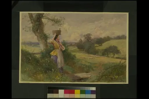 The Milkmaid, by Myles Birket Foster
