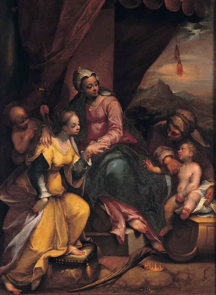 Mystic marriage of Saint Catherine