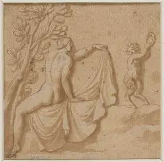 Mythological scene