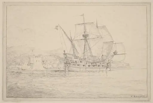 Ship under Sail, by N. Artsay