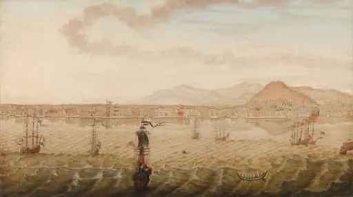 View of Smyrna (Izmir), by N. Knop