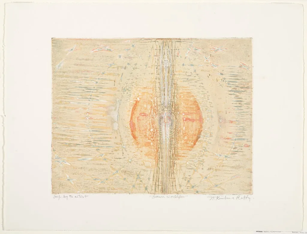 Untitled, by N. Krishna Reddy, ink, 1972