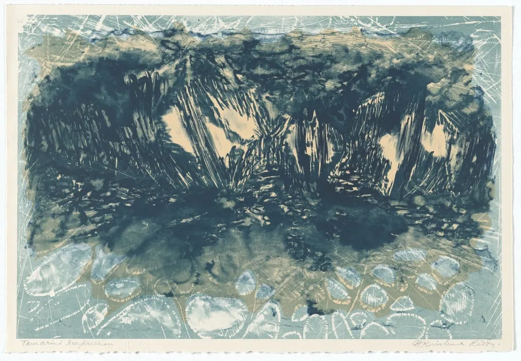 Untitled, by N. Krishna Reddy, ink, 1965