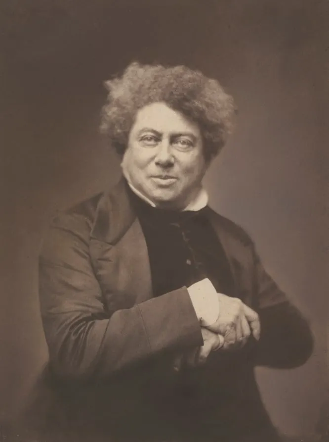 Alexandre Dumas père (1802-1870), by Nadar, 1855