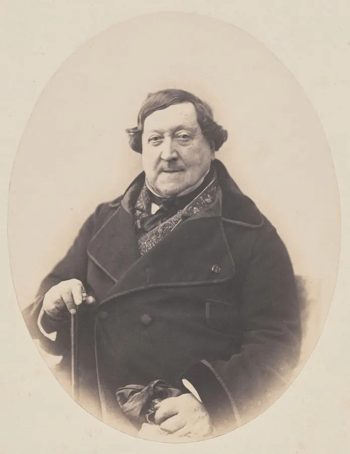 Gioachino Antonio Rossini, by Nadar, 1856