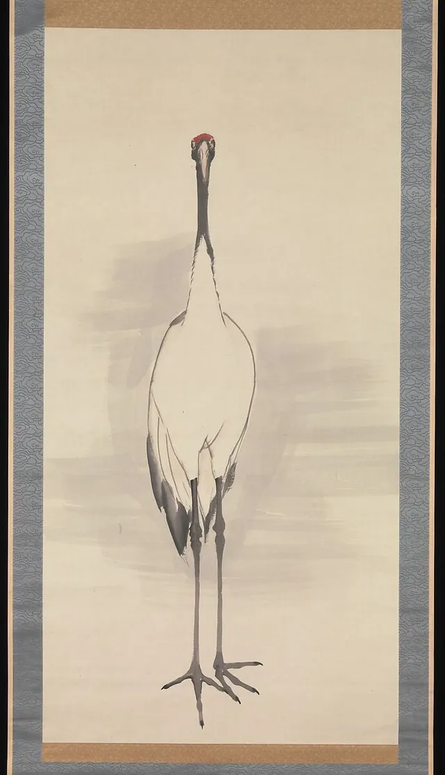 鶴図|Cranes