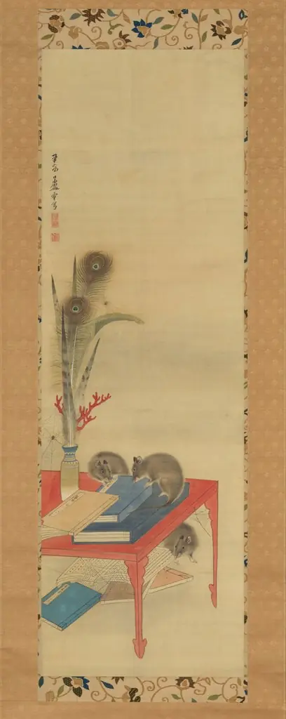 Rats on a Scholar’s Desk, by Nagasawa Rosetsu 長澤蘆雪