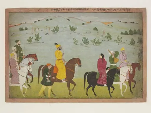 Mian Mukund Dev, by Nainsukh