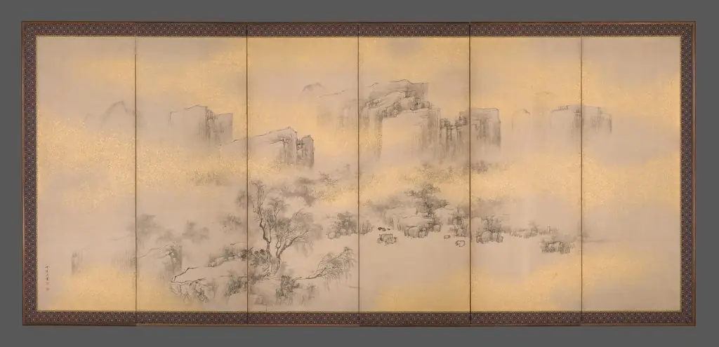 Summer and Autumn Landscapes, by Nakabayashi Chikkei