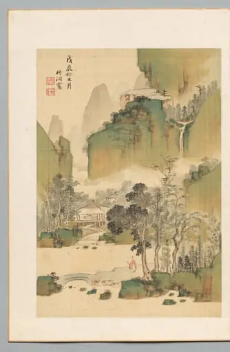 Landscape, by Nakabayashi Chikutō