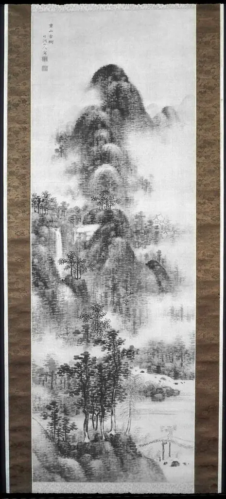 Misty Landscape, by Nakabayashi Chikutō
