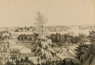 Näkymä Sörnäisistä etelään