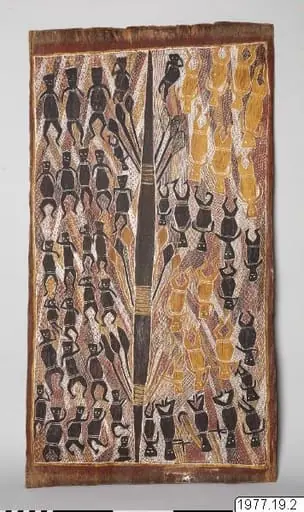 painting, by Nanyin, aboriginer Maymuru
