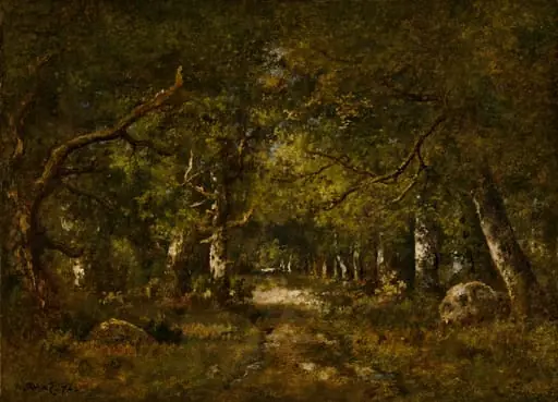Forest Scene, by Narcisse Diaz de la Peña