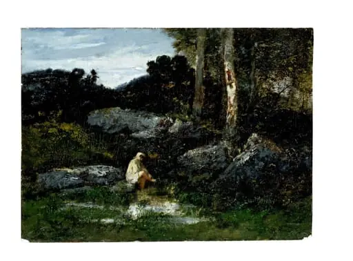 The Bather, by Narcisse Virgile Diaz de la Peña
