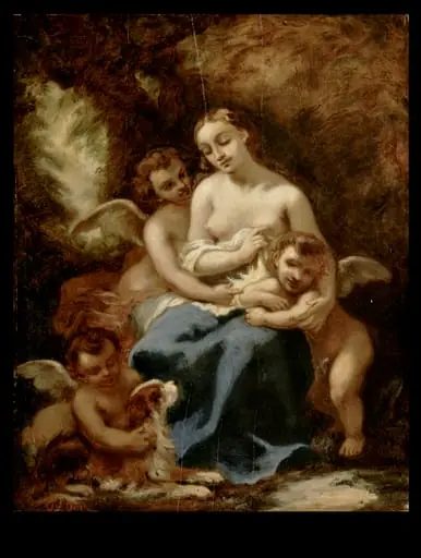 Tyttö amoriineineen, by Narcisse Virgile Diaz de la Peña