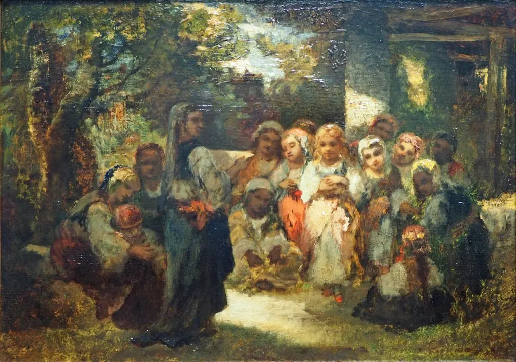 Arab School, by Narcisse Virgilio Díaz