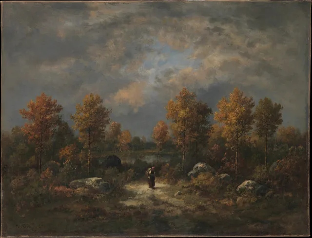 Autumn: The Woodland Pond