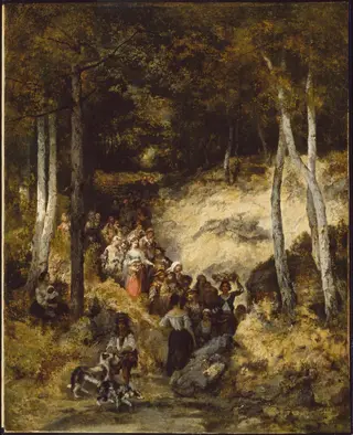 Bohemians Going to a Fête, by Narcisse Virgilio Díaz