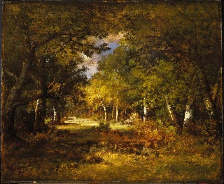 Forest Scene, by Narcisse Virgilio Díaz, unspecified, 1850