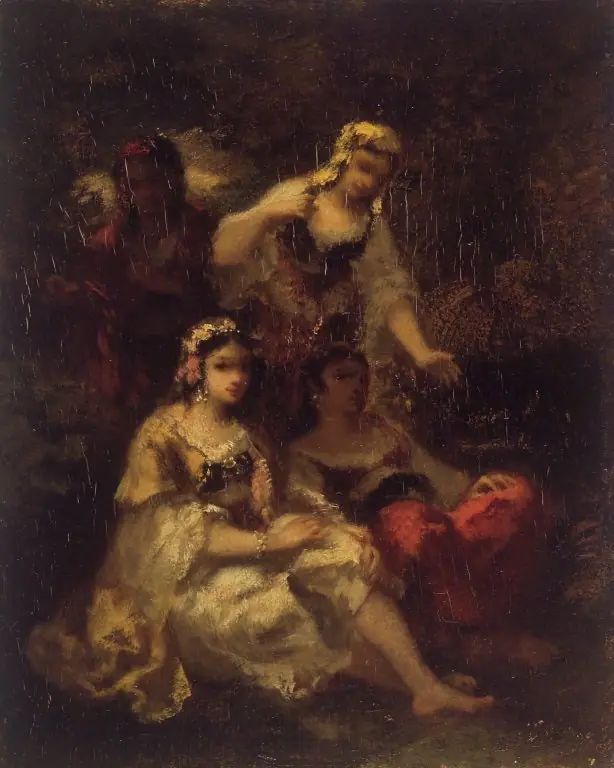 Four Spanish Maidens, by Narcisse Virgilio Díaz