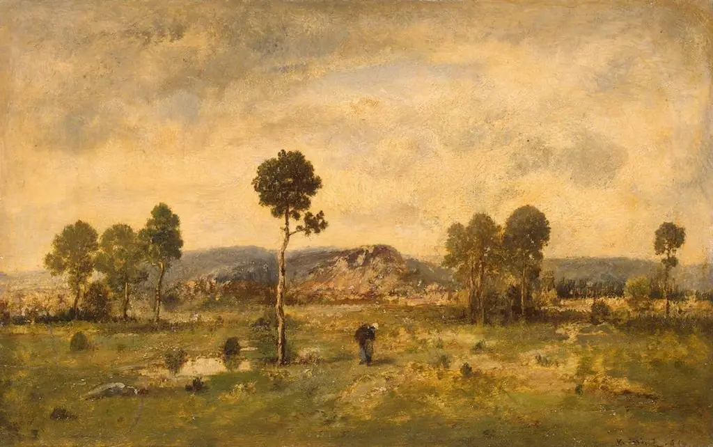 Landscape with a Pine-tree, by Narcisse Virgilio Díaz