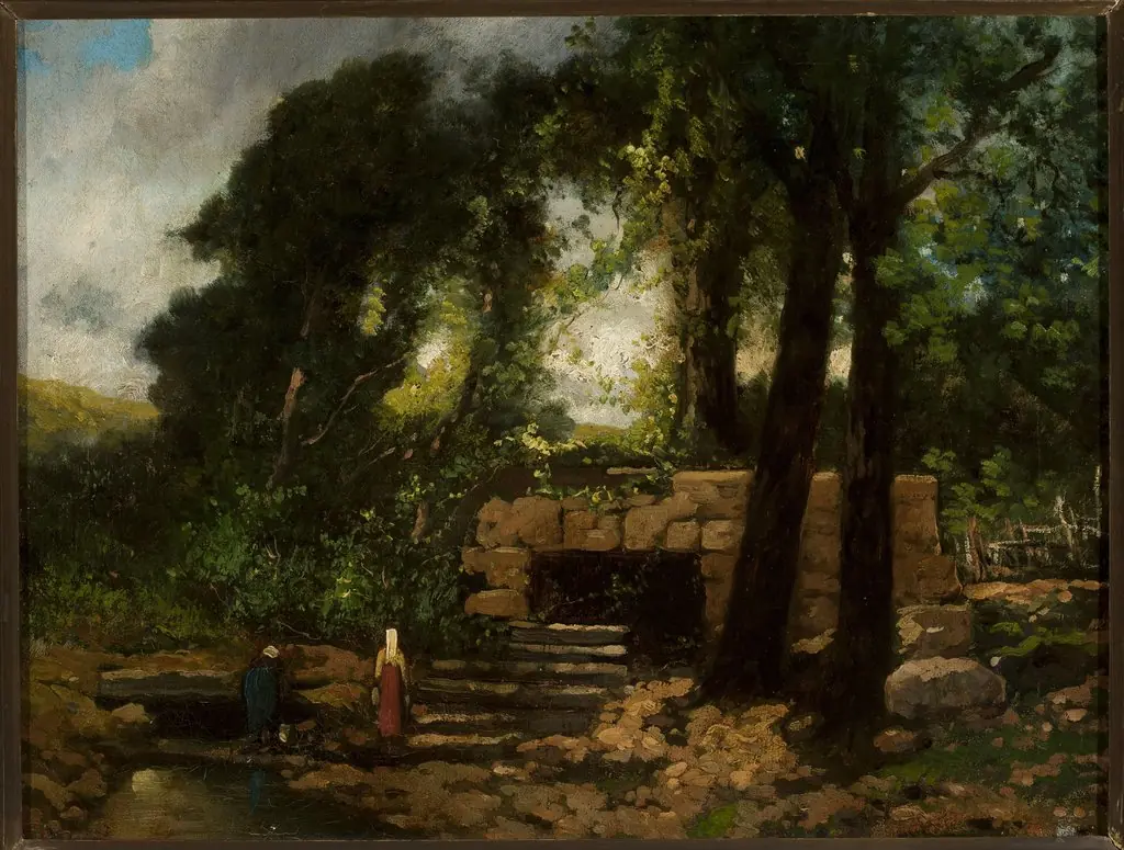 Landscape with ruins, by Narcisse Virgilio Díaz