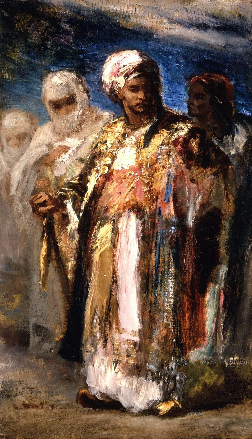 Men in Oriental Costumes, by Narcisse Virgilio Díaz, unspecified, 1845