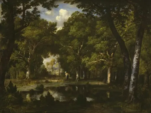 Pond in the Woods, by Narcisse Virgilio Díaz