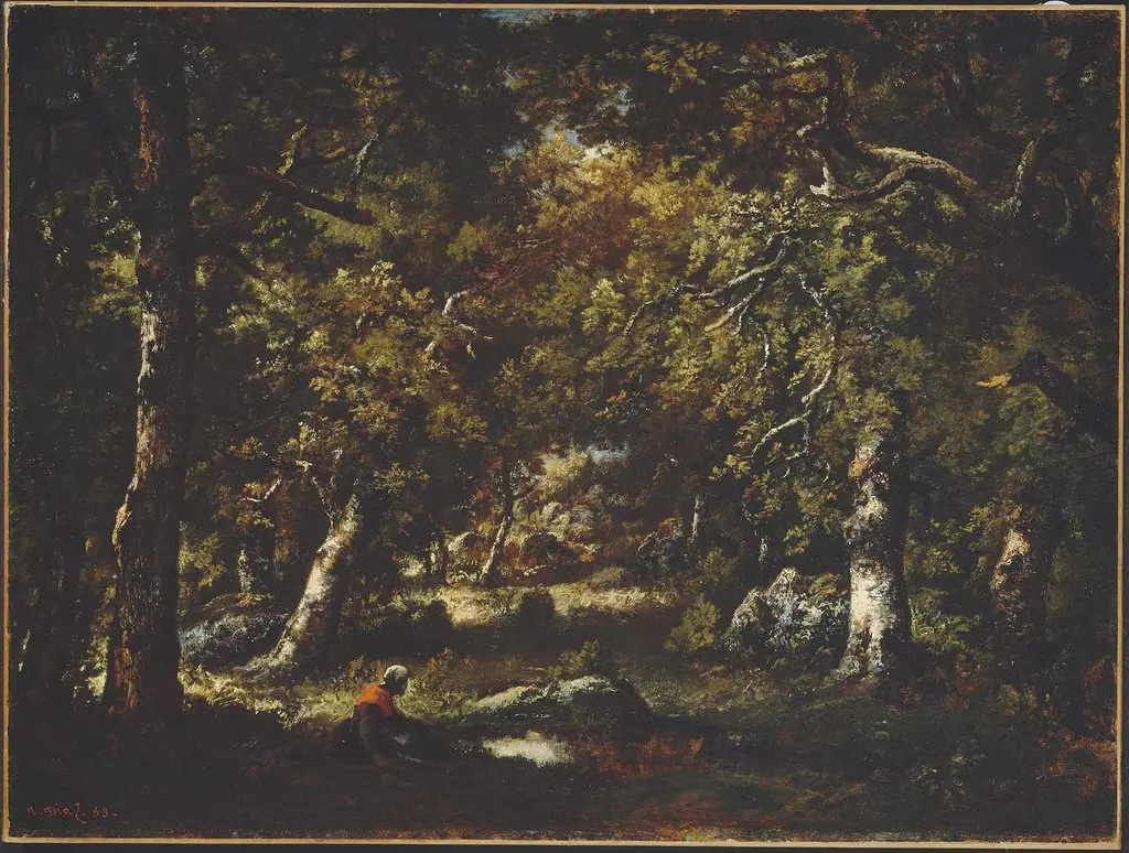 Pool in the Forest, by Narcisse Virgilio Díaz