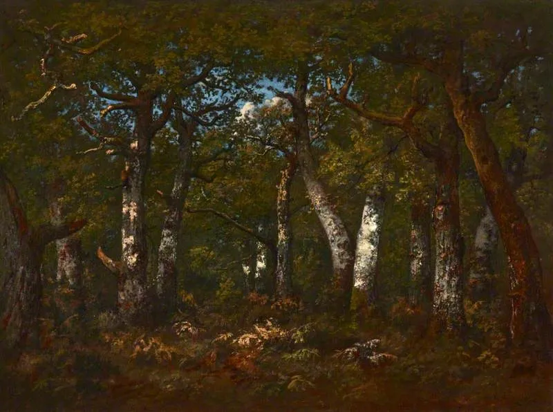 Sous Bois (L'Entrée du Dormoir), by Narcisse Virgilio Díaz, oil, 1867