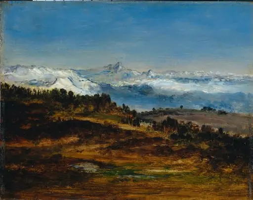 The Pyrenees, the Peak of the Midi de Bigorre, by Narcisse Virgilio Díaz