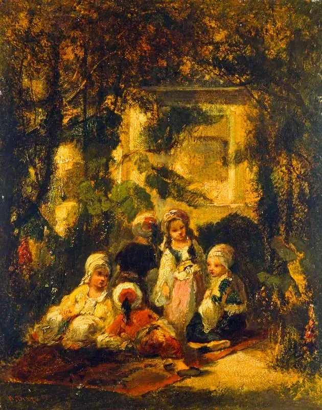 Turkish Children, by Narcisse Virgilio Díaz