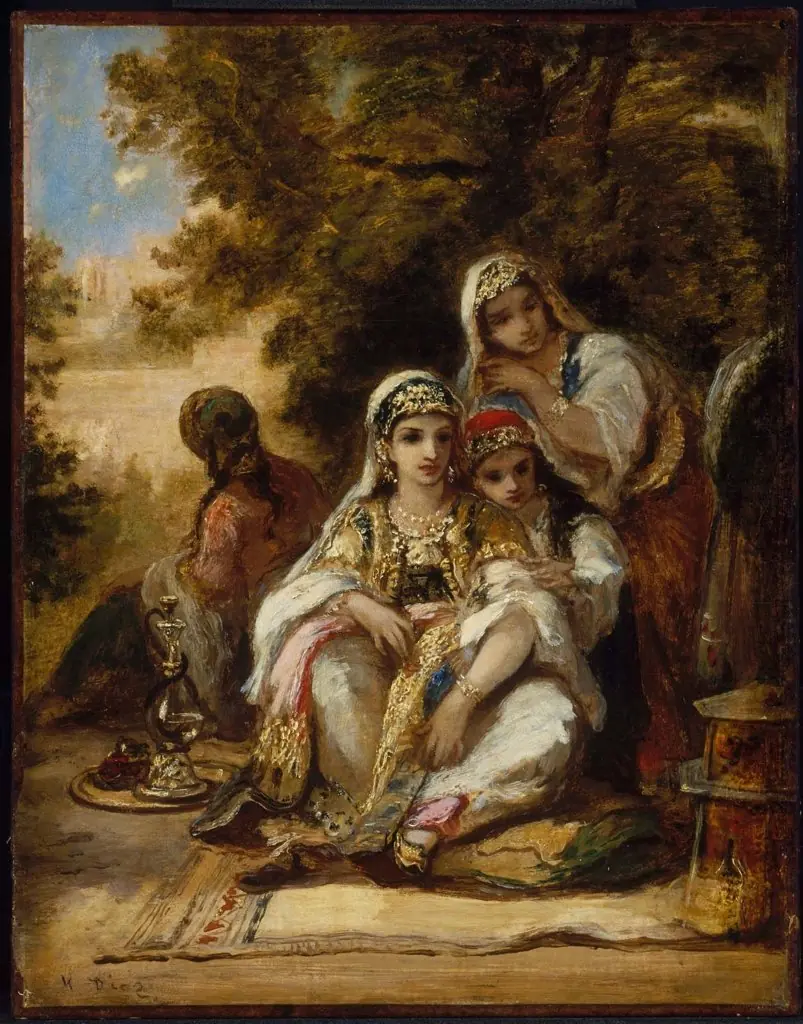 Young Women in Turkish Costume, by Narcisse Virgilio Díaz