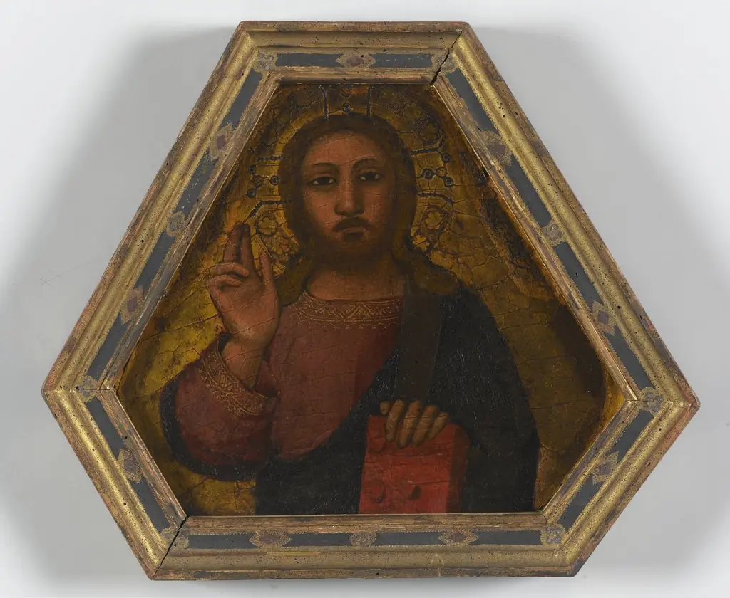 Christ Blessing, by Nardo di Cione