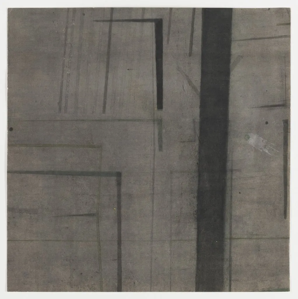 Untitled, by Nasreen Mohamedi, watercolor, 1964