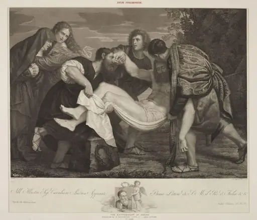 Entombment of Christ, by Natale Schiavoni