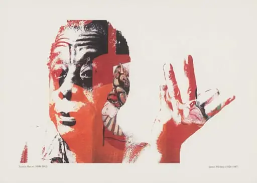 Francis Bacon (1909-1992)/James Baldwin (1924-1988), by Natassa Poulantza