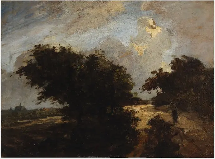 A Road between Trees, by Nathaniel Hone the Younger