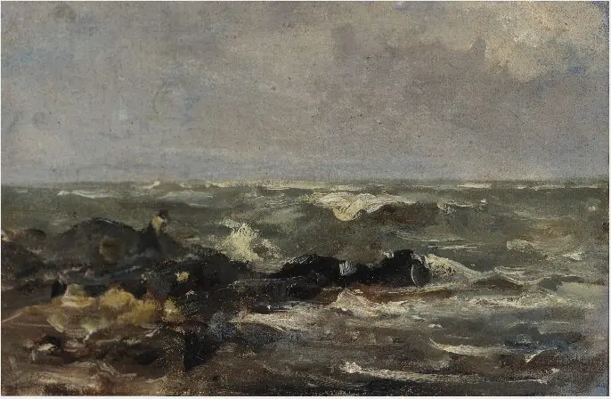 A Rocky Shore, by Nathaniel Hone the Younger