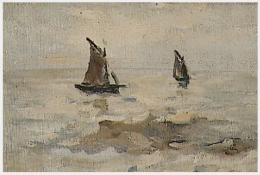 A Summer Sea with Boats, by Nathaniel Hone the Younger