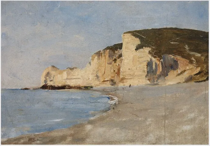 A View of the Cliffs, Etretat, by Nathaniel Hone the Younger, unspecified, 1881