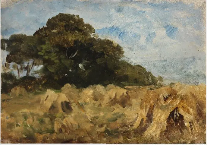 Corn Stooks, by Nathaniel Hone the Younger