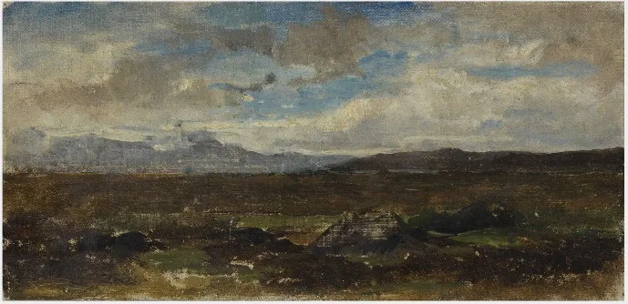 In the Dublin Hills, by Nathaniel Hone the Younger, oil, 1881